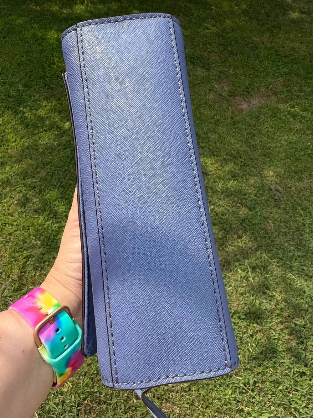 Kate Spade Cedar Street Magnolia Blue Saffiano Leather Crossbody Bag